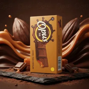 Opus Bar Caramel Filled Chocolate - Rich & Creamy Sweet Treat Box