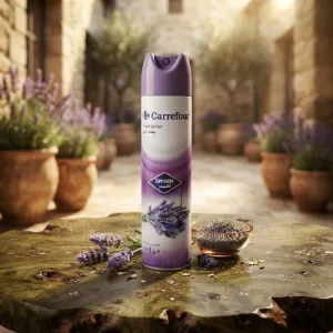Carrefour Air Freshener Lavender 300ml - Long Lasting Room Spray