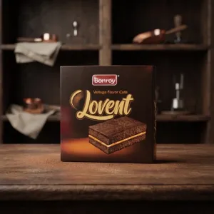 Bonroy Lovent Vintage Flavor Cake - Delicious Chocolate Layered Cake Box