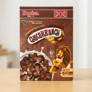 Doriva 360.UK Choco K Crunch Cereal - Whole Grain Chocolate Cereal