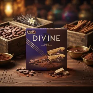 Bisconni Prime DIVINE Premium Chocolate Wafers Box - Rich & Crispy Snack