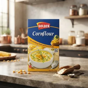 Pak Golden Cornflour - 256g (Frying, Baking, Thickening Soups & Gravies)