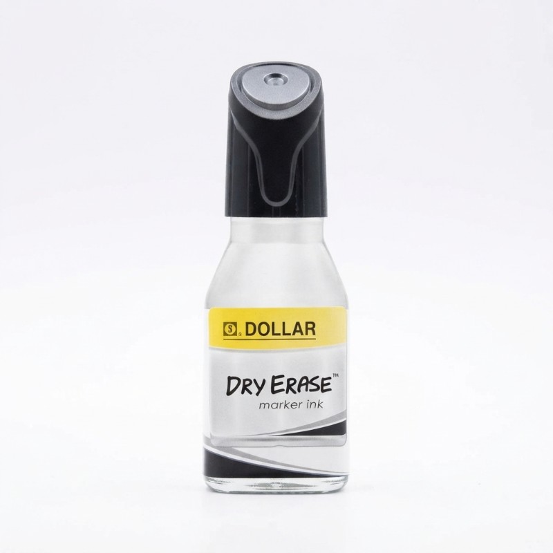 Dollar Dry Erase Marker Ink Refill – Whiteboard Marker Ink for Refilling Dry Erase Markers, School, Office & Home