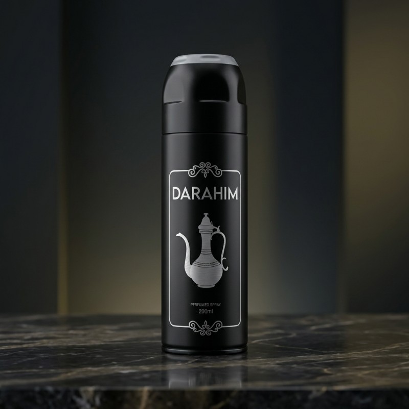 DARAHIM Perfumed Spray 200ml – Elegant Long Lasting Fragrance | Refreshing Body Spray for Men