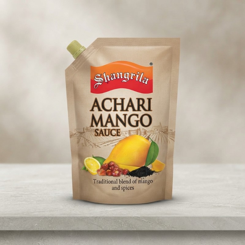 Shangrila Achari Mango Sauce – Traditional Mango & Spices Sauce, Tangy and Spicy Flavor