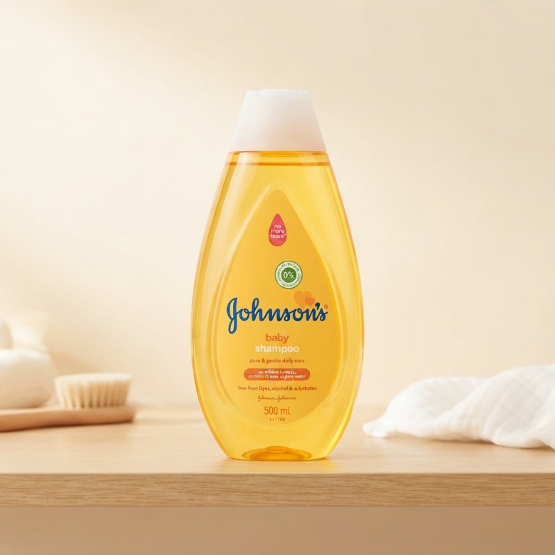 Johnson's Baby Shampoo 500ml – Pure & Gentle Care Shampoo for Baby's Hair & Scalp