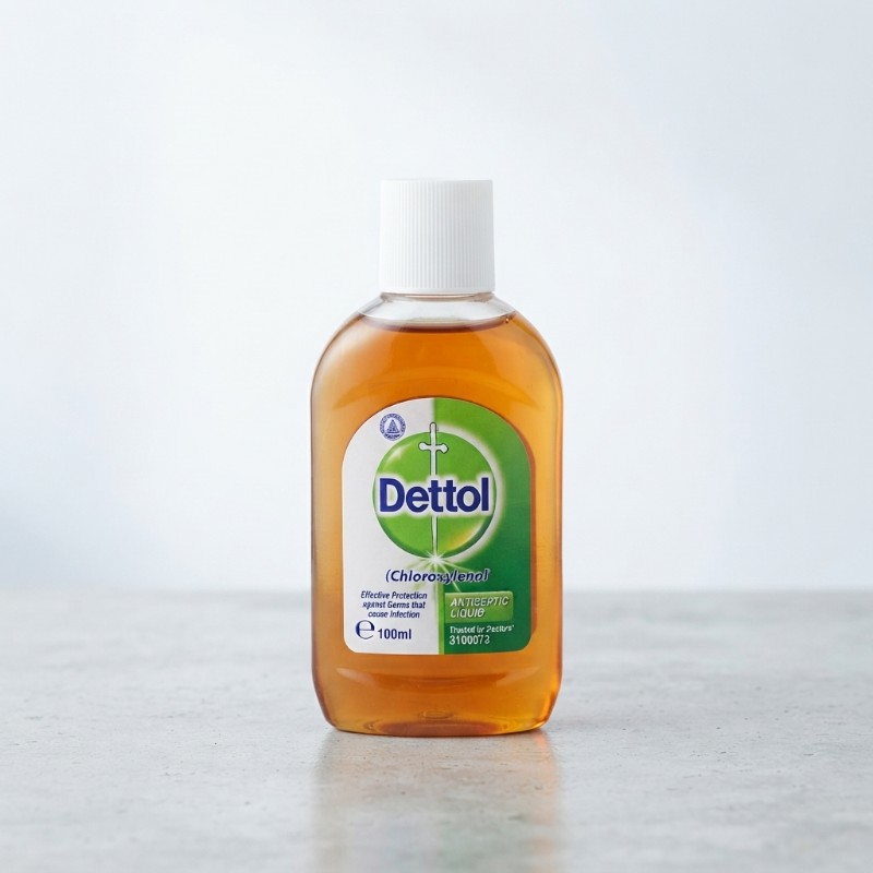 Dettol Antiseptic Liquid 100ml – Germ Protection & First Aid Liquid for Skin & Household Hygiene