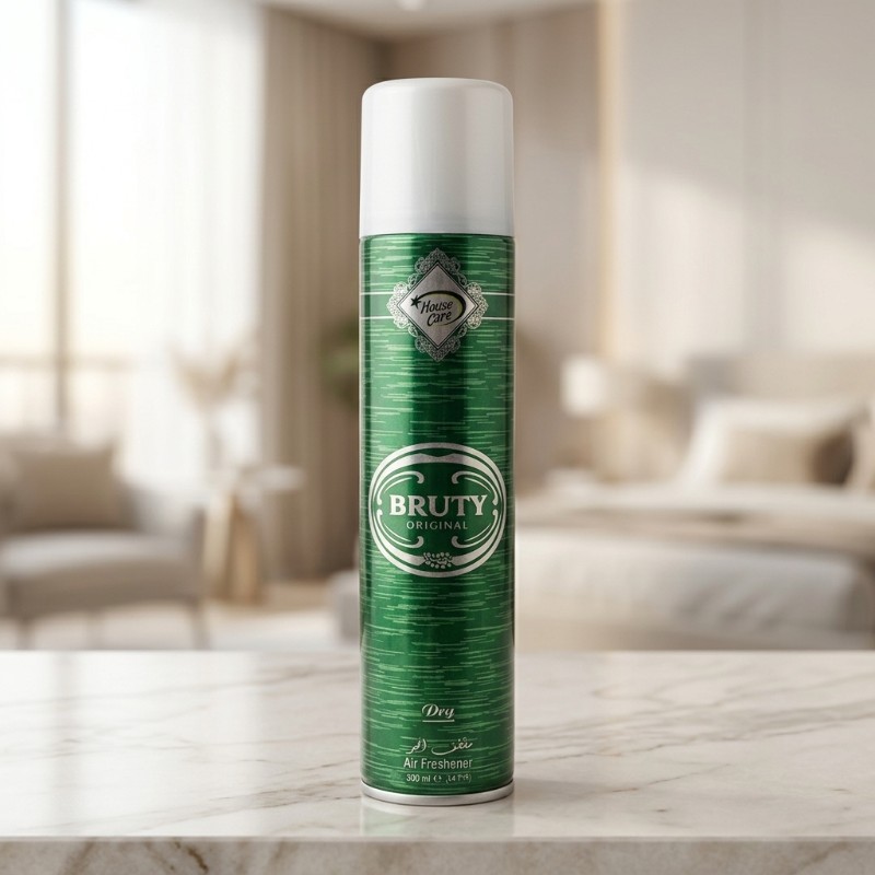 House Care Bruty Original Dry Air Freshener 300ml – Long-Lasting Fragrance Spray for Home, Office, Bedroom & Living Spaces