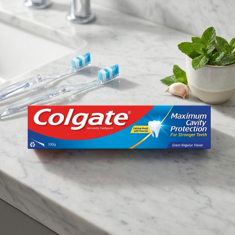 Colgate Maximum Cavity Protection Toothpaste 100g | Fluoride Toothpaste for Stronger Teeth