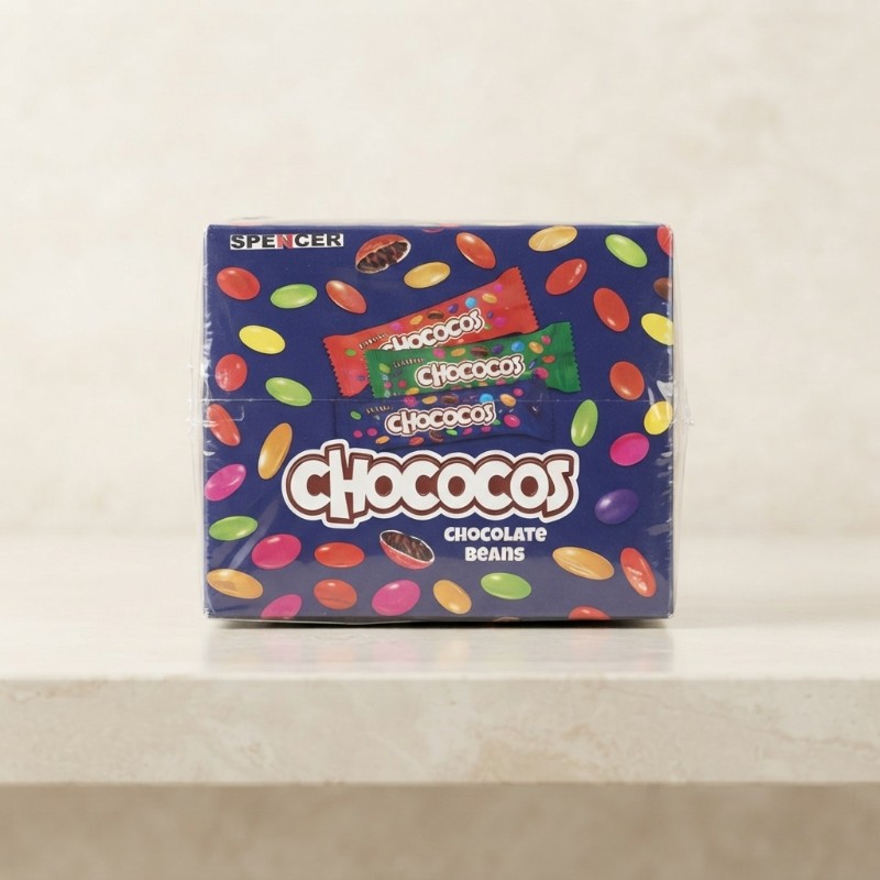 Spencer Chococos Chocolate Beans | Colorful Candy Coated Chocolate | Sweet Chocolate Snack