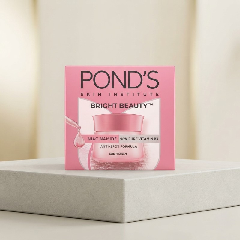 POND'S Bright Beauty Anti-Spot Serum Cream | Niacinamide 98% Pure Vitamin B3 | Face Moisturizer