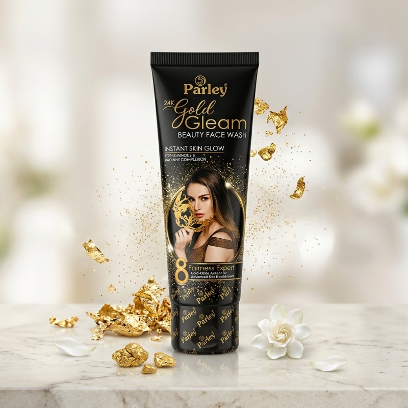 Parley 24K Gold Gleam Beauty Face Wash | Gold Infused Facial Cleanser | Deep Cleansing & Radiant Skin