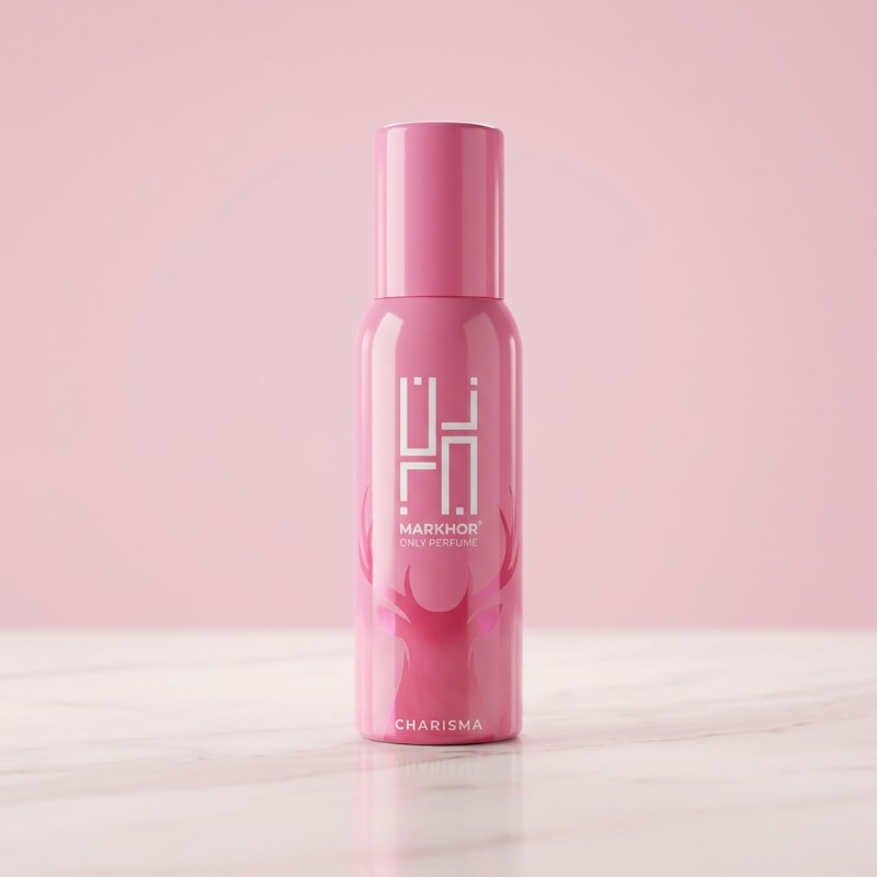 Markhor Only Perfume Charisma | Elegant Long-Lasting Fragrance | Pink Perfume Spray