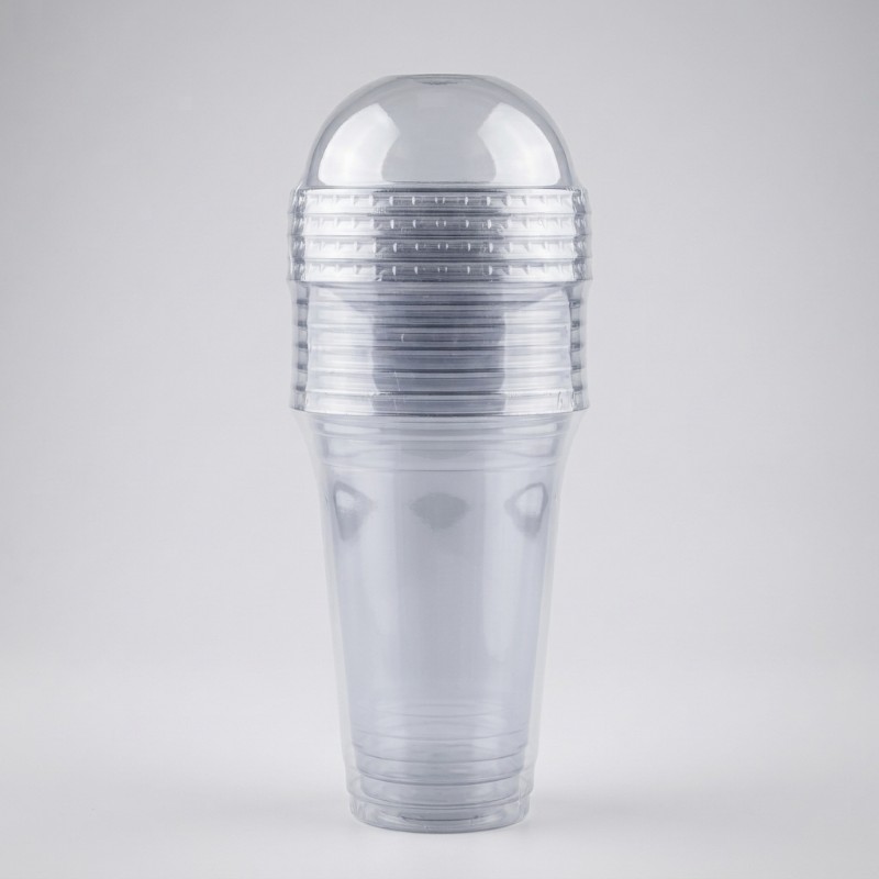Transparent Plastic Drinking Cups | Disposable Clear Party Cups for Water, Juice, Soft Drinks & Events