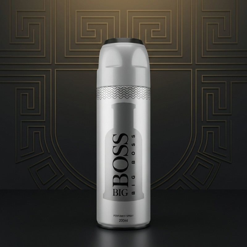 Big Boss Perfumed Spray 200 ml – Elegant Fragrance Body Spray for Men with Fresh Scent for Everyday Grooming