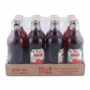 Tops Anaar Flavoured Drink 250ml | Refreshing Pomegranate Flavour