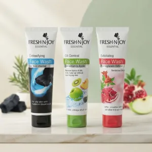 Fresh-N-Joy Essential Face Wash – Detoxifying, Oil Control & Exfoliating Facial Cleanser