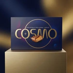 COSMO Rich Chocolate with Caramel & Nougat | Delicious Chocolate Bar | Sweet Chocolate Snack