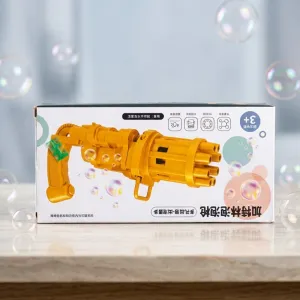Automatic 8-Hole Bubble Gun Toy for Kids | Battery Operated Bubble Blaster Machine | Outdoor Party Toy