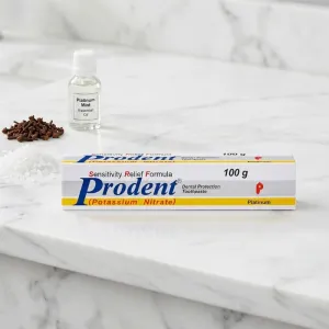 Prodent Sensitivity Relief Formula Toothpaste 100g - Potassium Nitrate Platinum Dental Protection for Sensitive Teeth & Gums