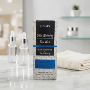 Cosvt's Gluta-Whitening Face Wash 110ml - Rejuvenating Skin Glow, Face Whitening & Brightening - Reduces Dark Spots & Hyperpigmentation