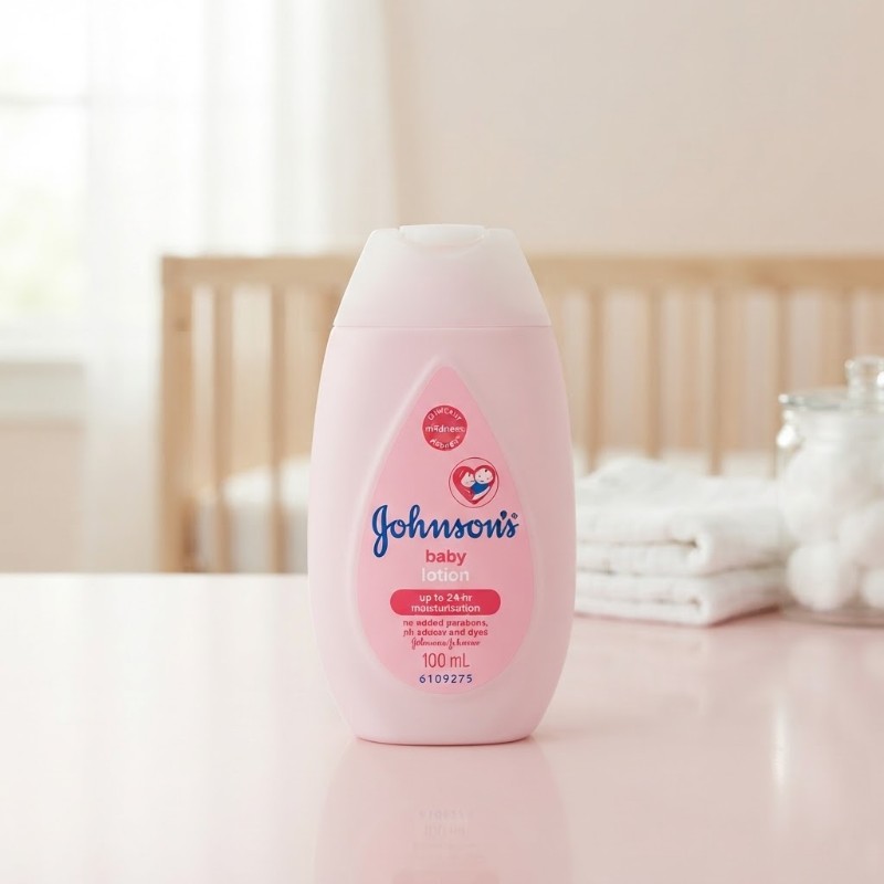 Johnson's Baby Lotion | 24-Hour Moisturization | 100 mL | Gentle Care for Baby Skin