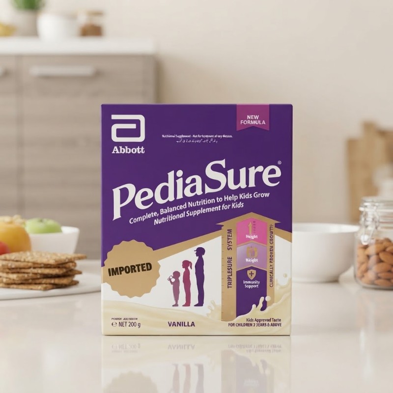 Abbott PediaSure Vanilla Nutritional Supplement for Kids - 200g Box | Complete & Balanced Nutrition for Growth