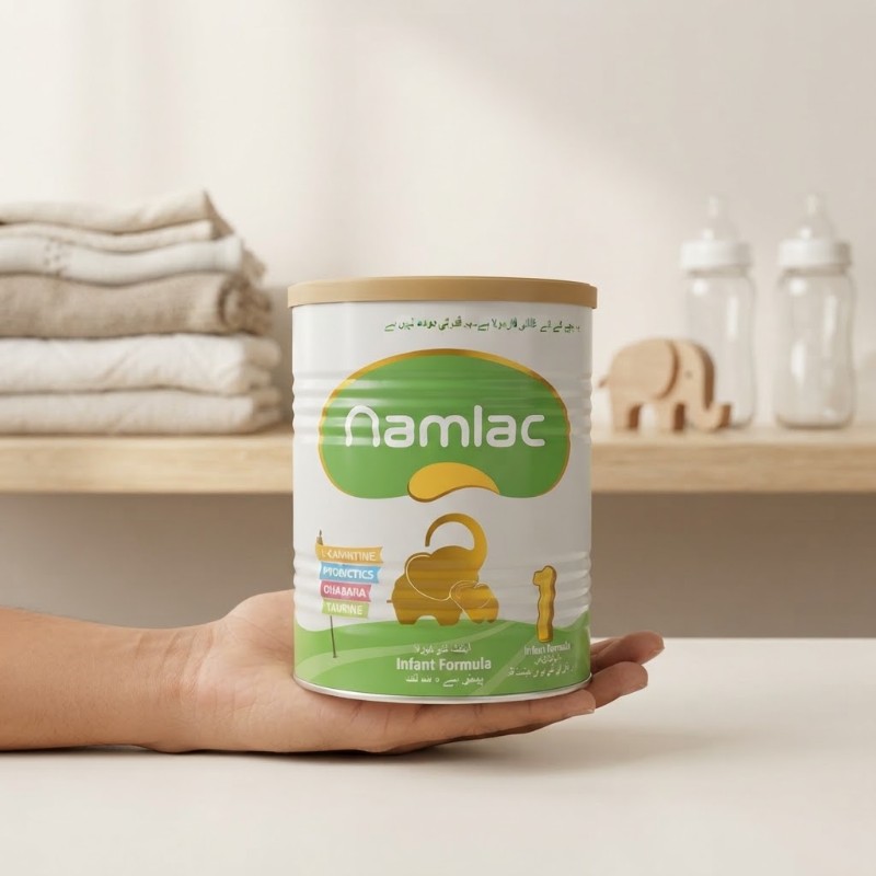 Namlac Infant Formula Stage 1 (0-6 Months) with Carnitine, Probiotics & Taurine | Baby Milk Powder Tin