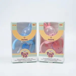 Probent Funky Top Anti-Colic Baby Feeder with Handles and Animal Character Design