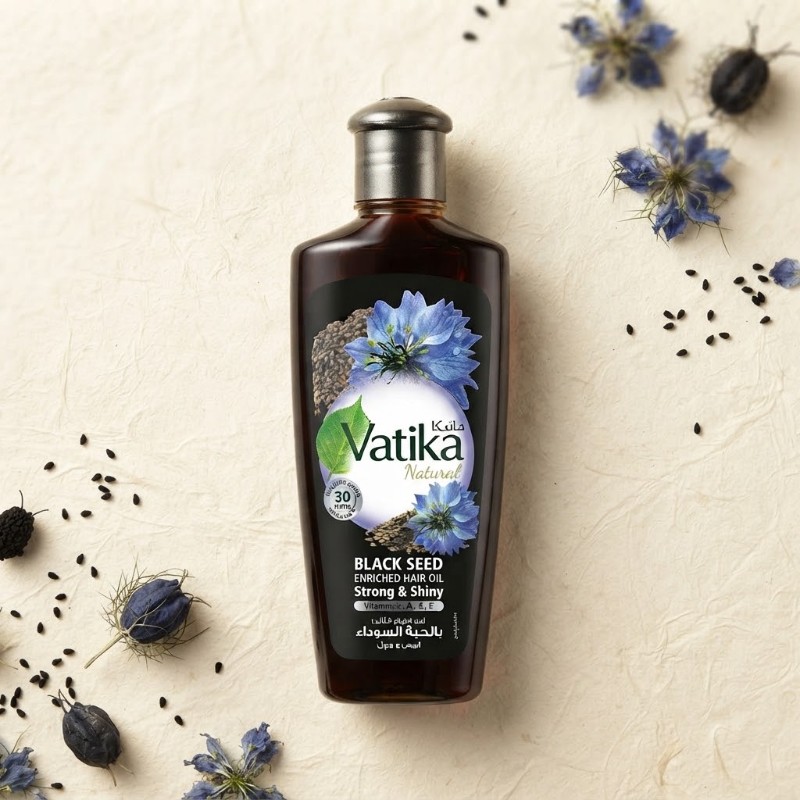 Vatika Naturals Black Seed Enriched Hair Oil Strong & Shiny