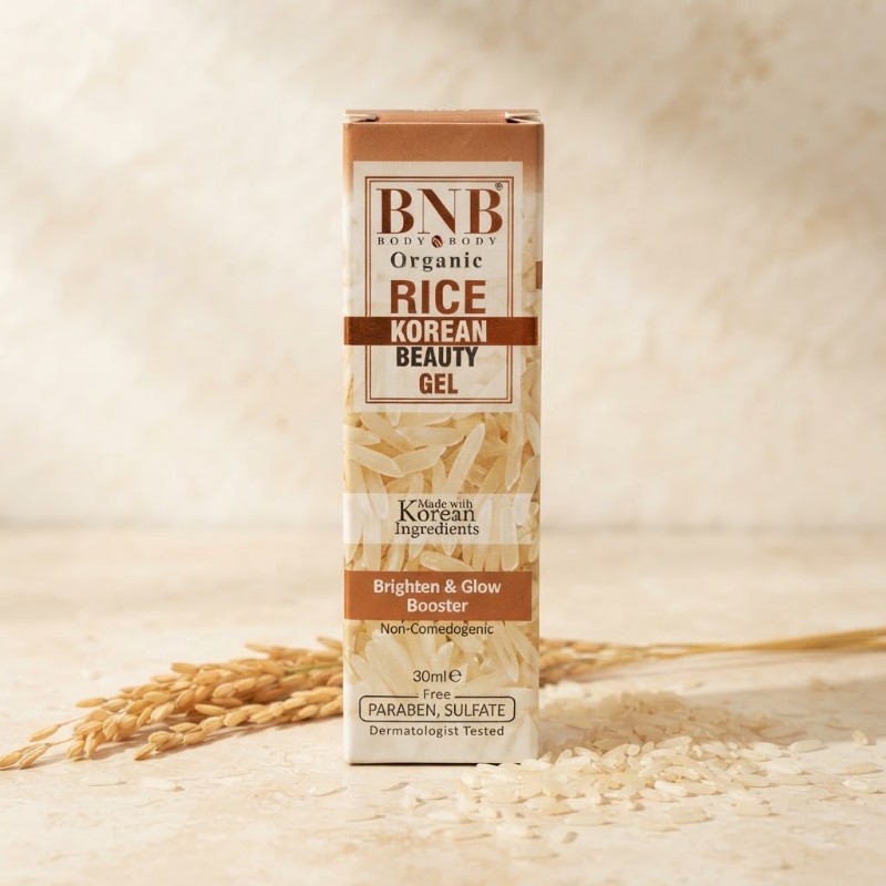 BNB Organic Rice Korean Beauty Gel Brighten & Glow Booster 30ml