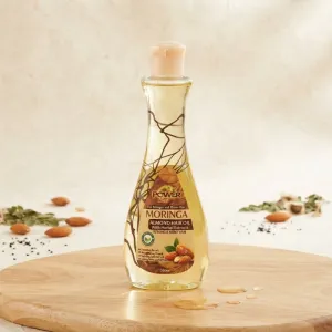 Power Leaf Moringa Hair Oil with 9 Essential Oils - 200ml