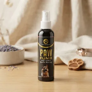 PET UNIQUE Paw FumE Pet Dry Bath Spray