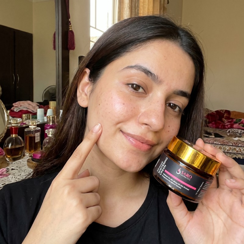 Saro Advance Whitening Cream for Glowing & Even Looking Skin